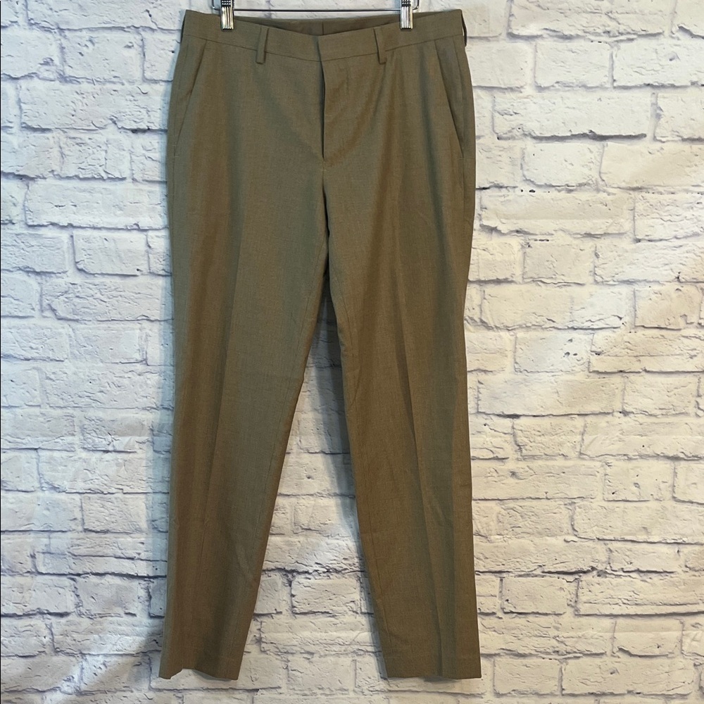 J Crew Ludlow Slim-Fit Suit Pants English Cotton/Wool Fabric W32 L32